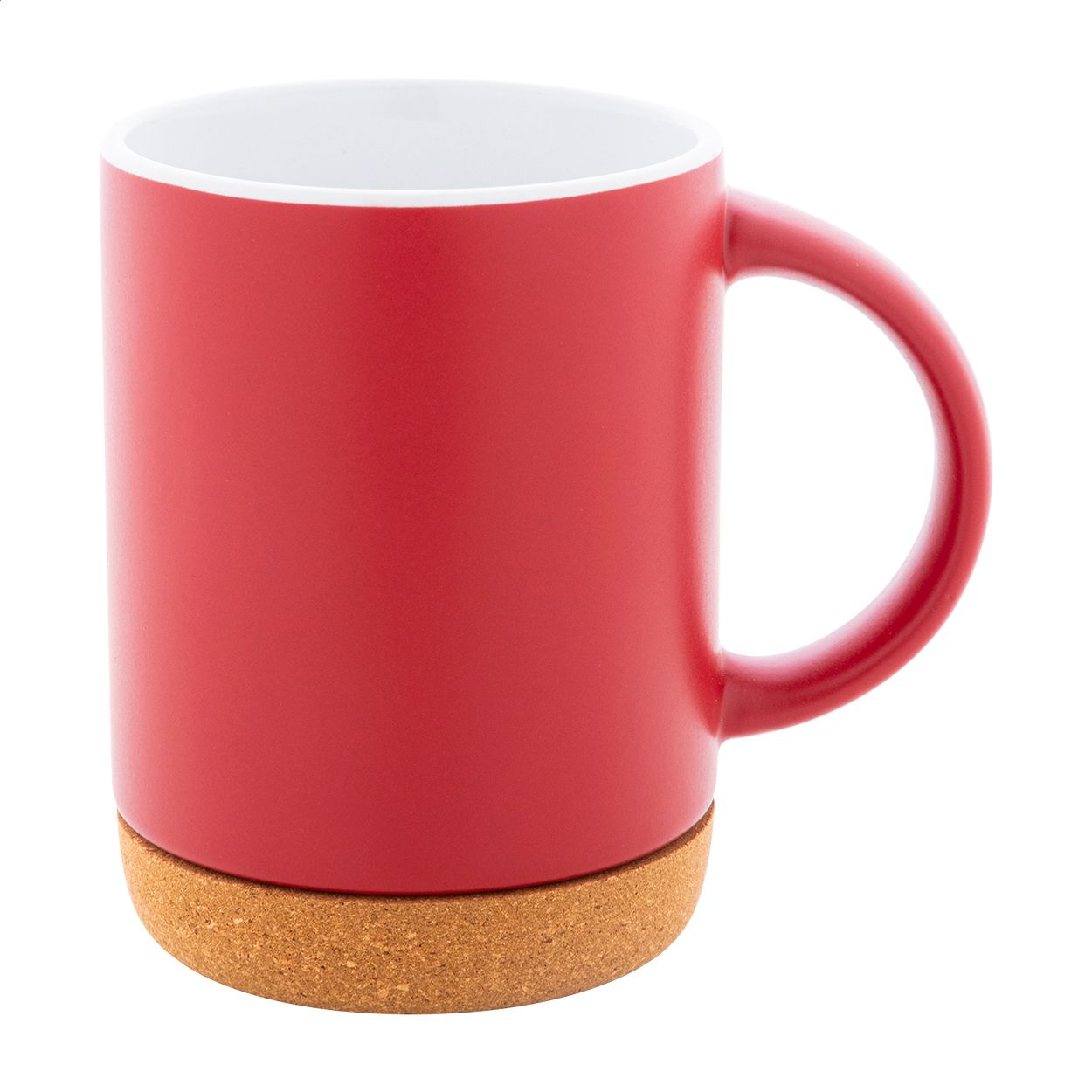 Koberg Tasse, 280 ml - rot - weiß-736