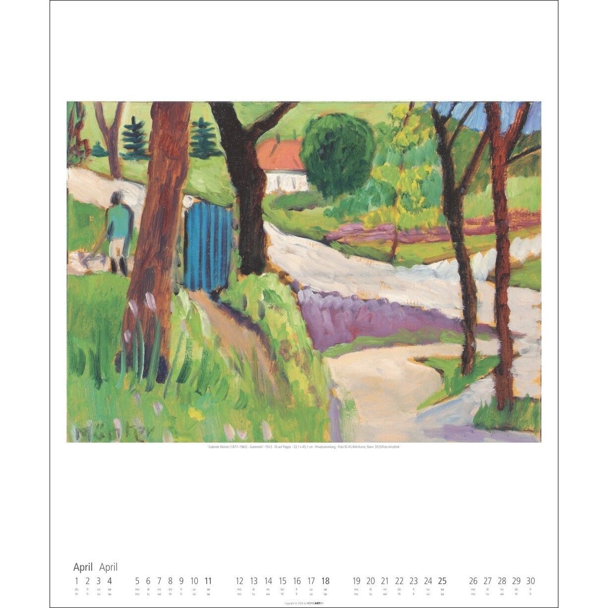 Der Blaue Reiter - Kunst & Kultur Kalender-830