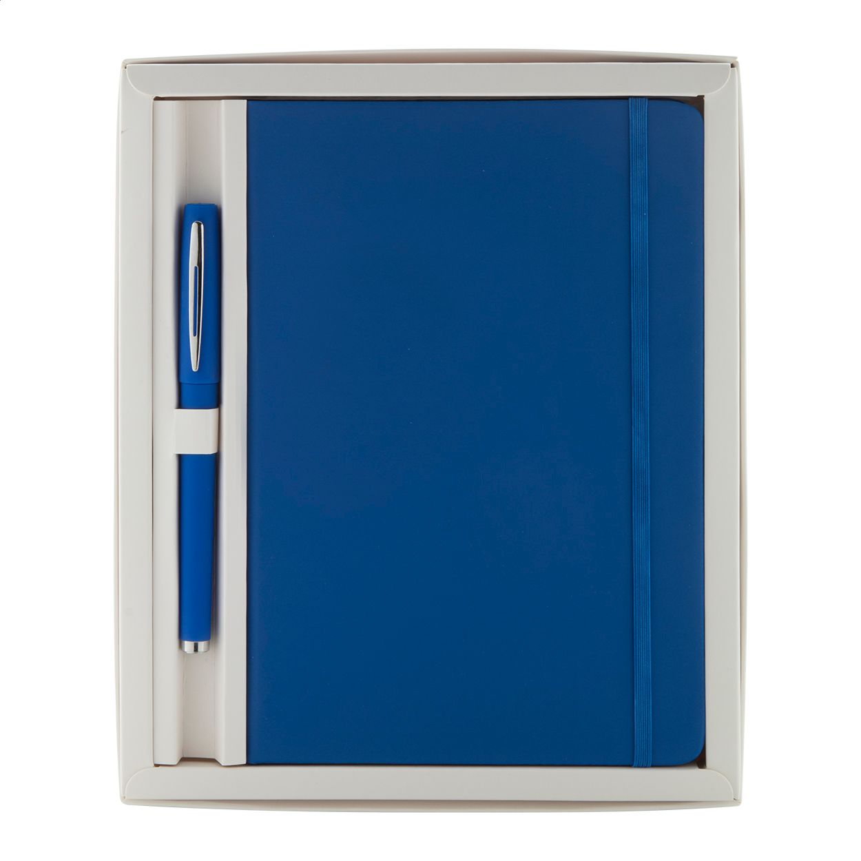 Marden A4 Notizbuch mit Kugelschreiber - blau-944