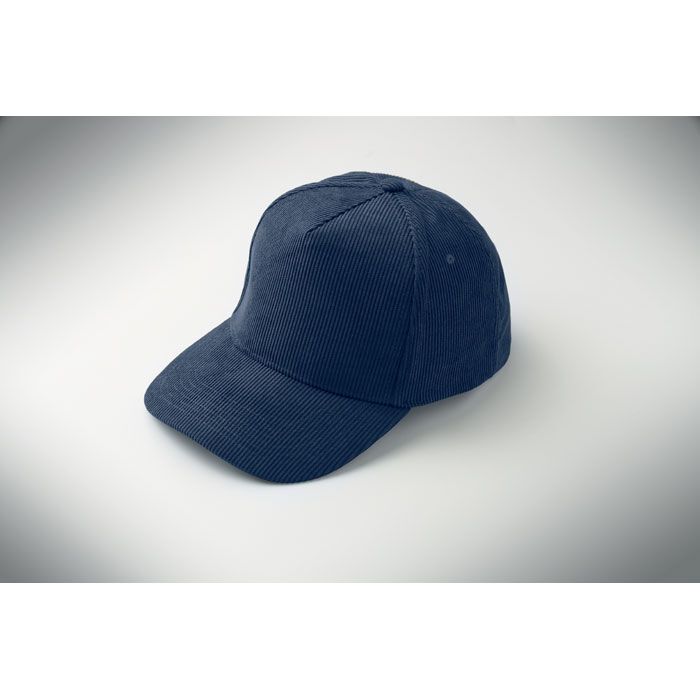 Baseball Kappe 5 Panels Cord WALE - blau-166