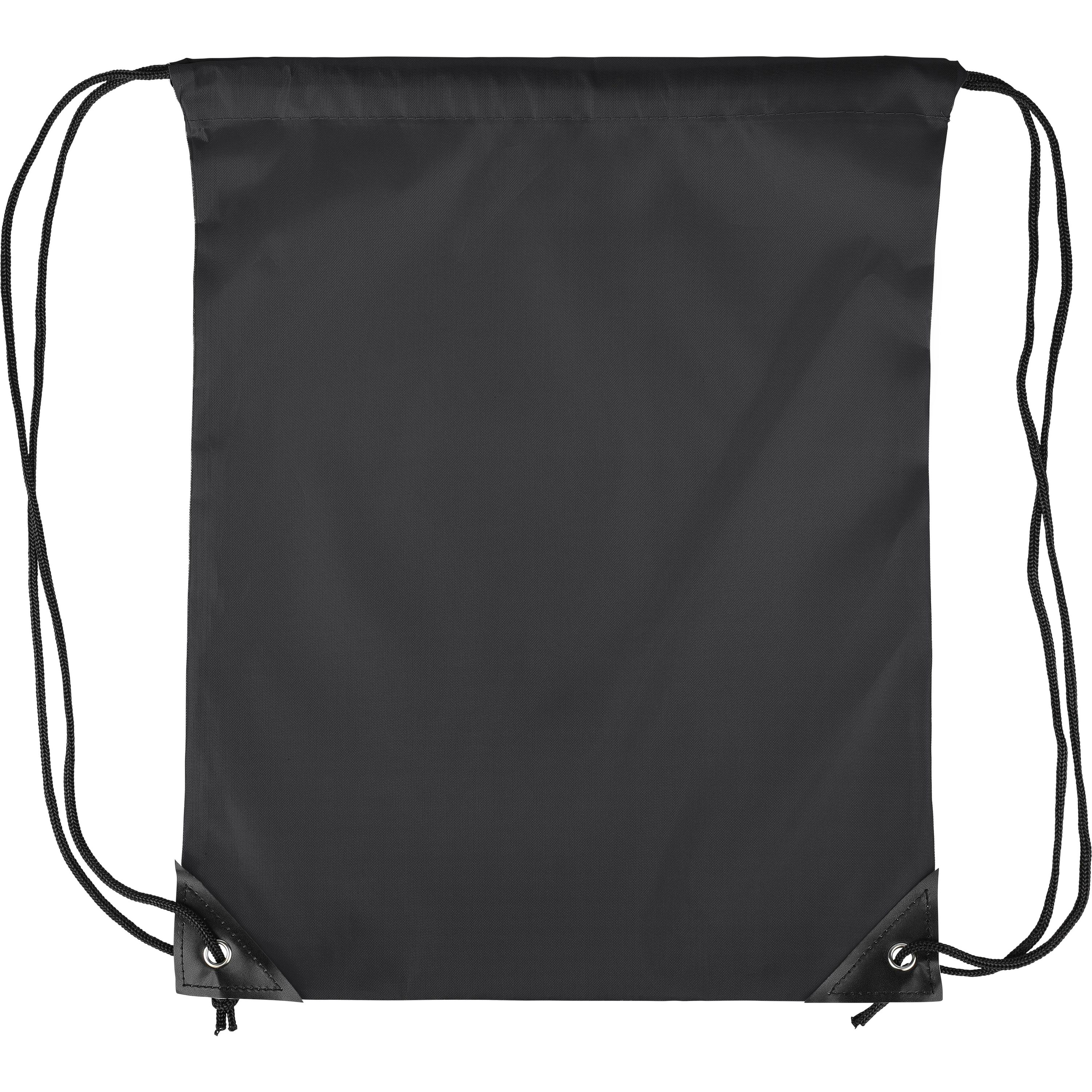 210D Polyester Kordelzug Rucksack Isolde - schwarz-647