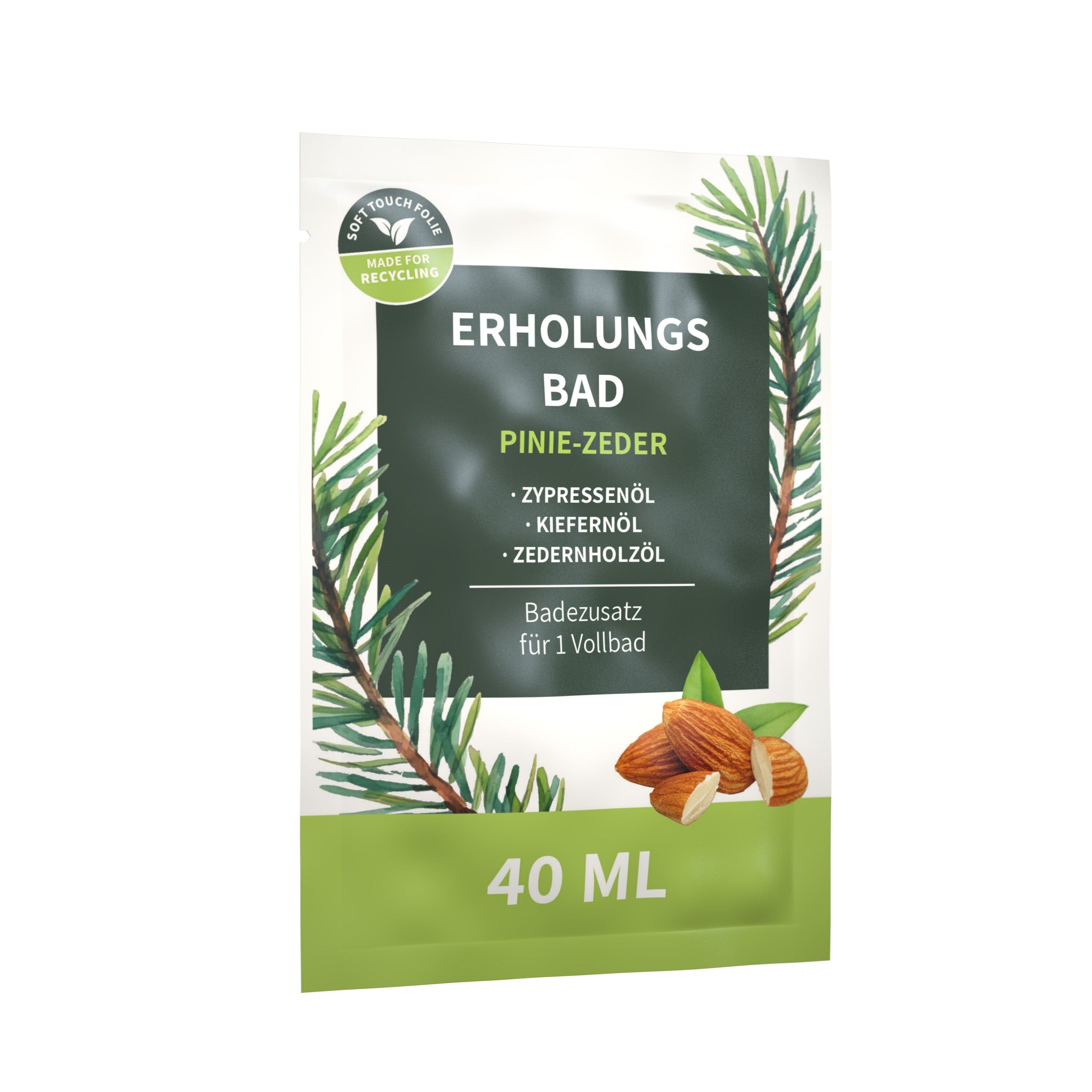 40 ml Erholungsbad Pinie-Zeder (Sachet) Soft Touch Print-300
