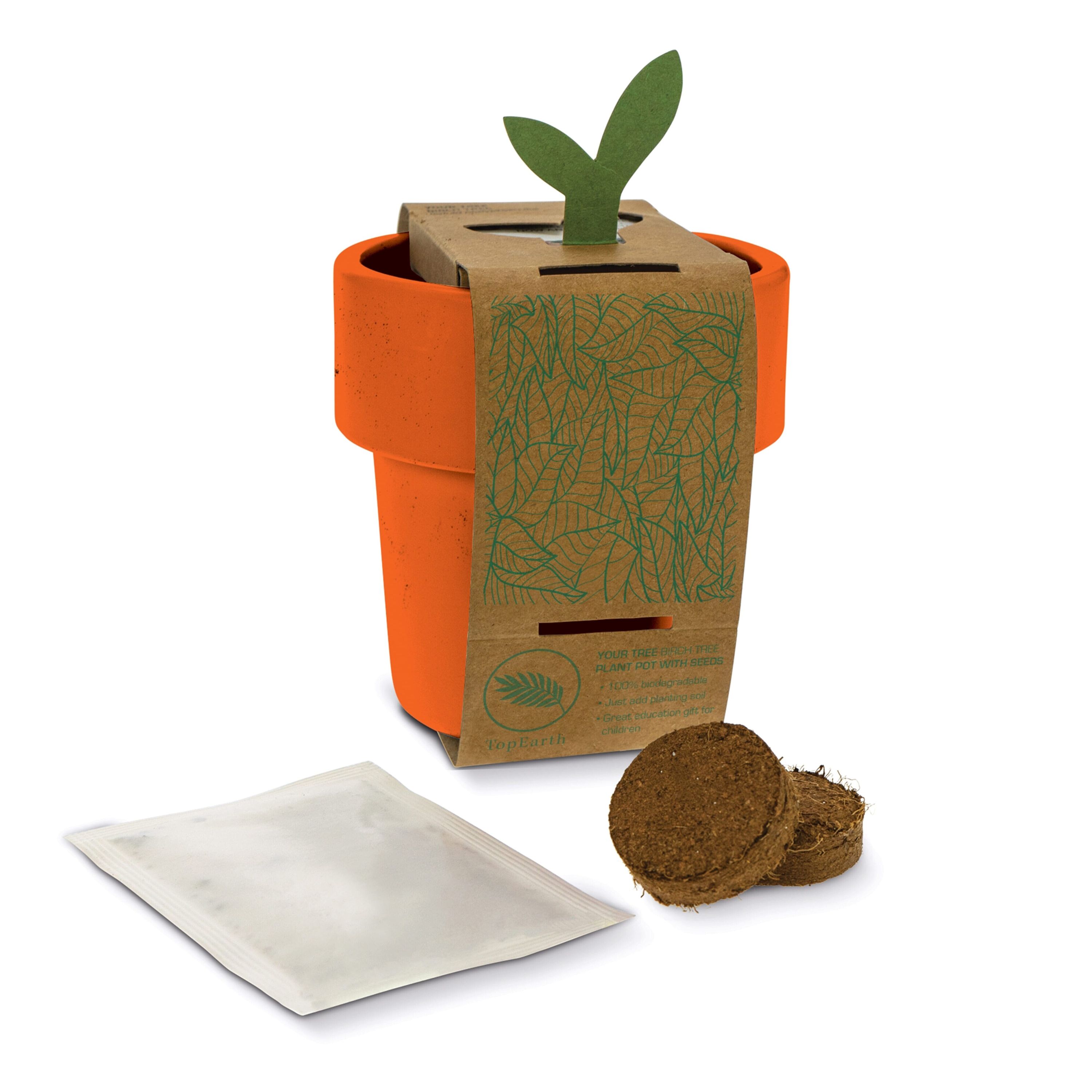 Hot-but-cool Tasse mit Basilikum - orange-656
