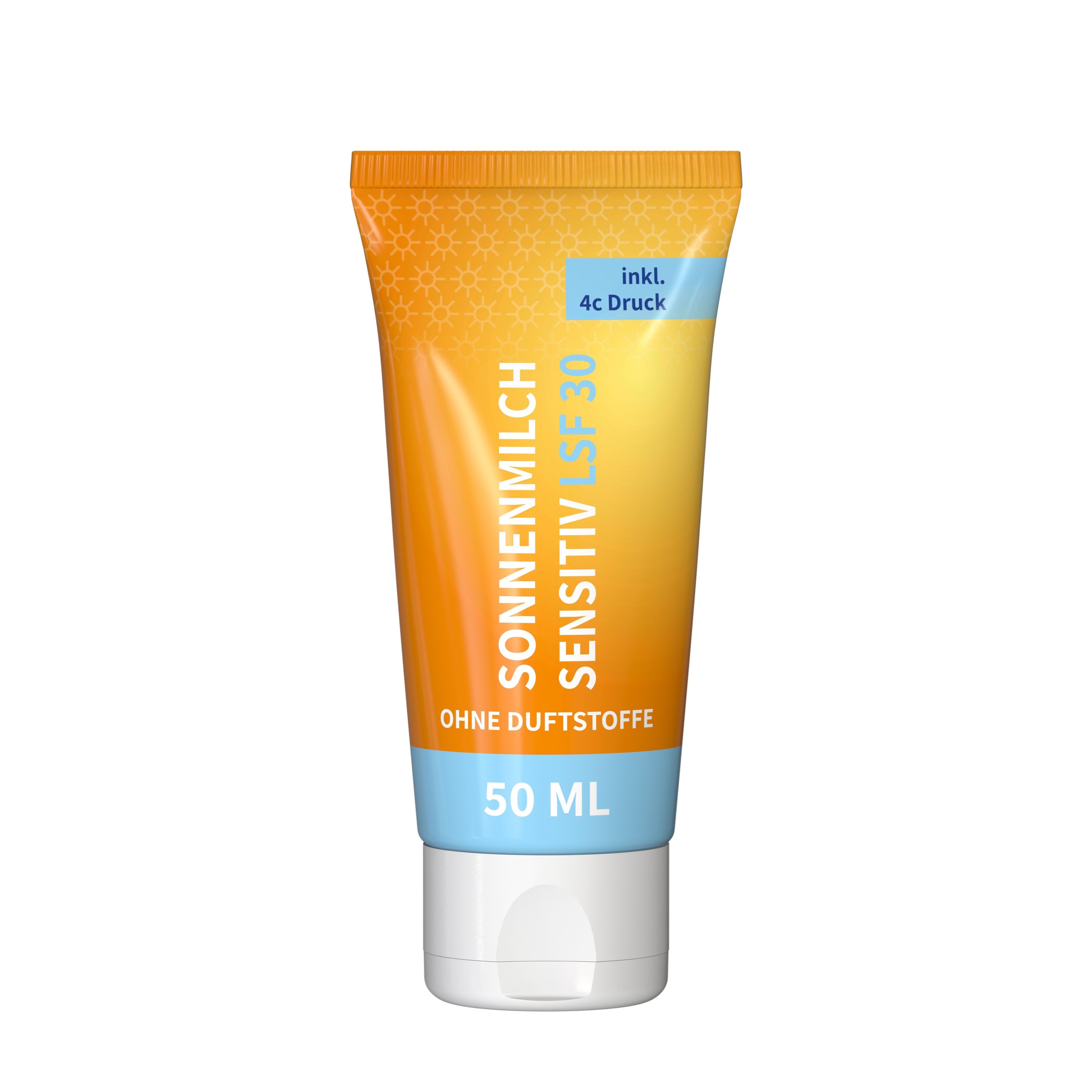 50 ml Tube Sonnenmilch LSF 30 (sensitiv) FullbodyPrint-434