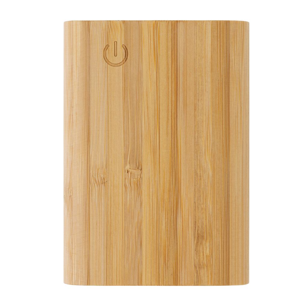 5.000mAh Bambus-Powerbank - braun-693