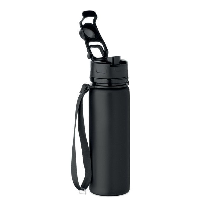 Faltbare Sportflasche Silikon LETT - schwarz-321