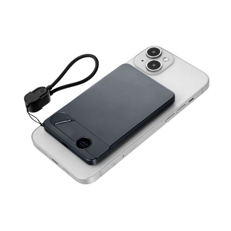 TROIKA Powerbank STROMKONSERVE 5 - grau - schwarz-510