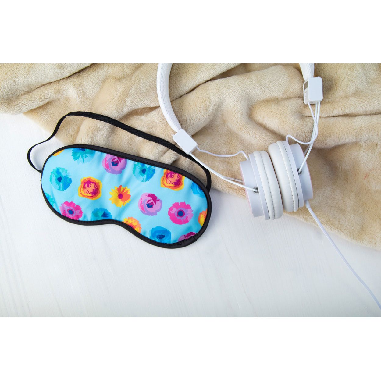 Schlafbrille CreaDream - schwarz - weiß-284