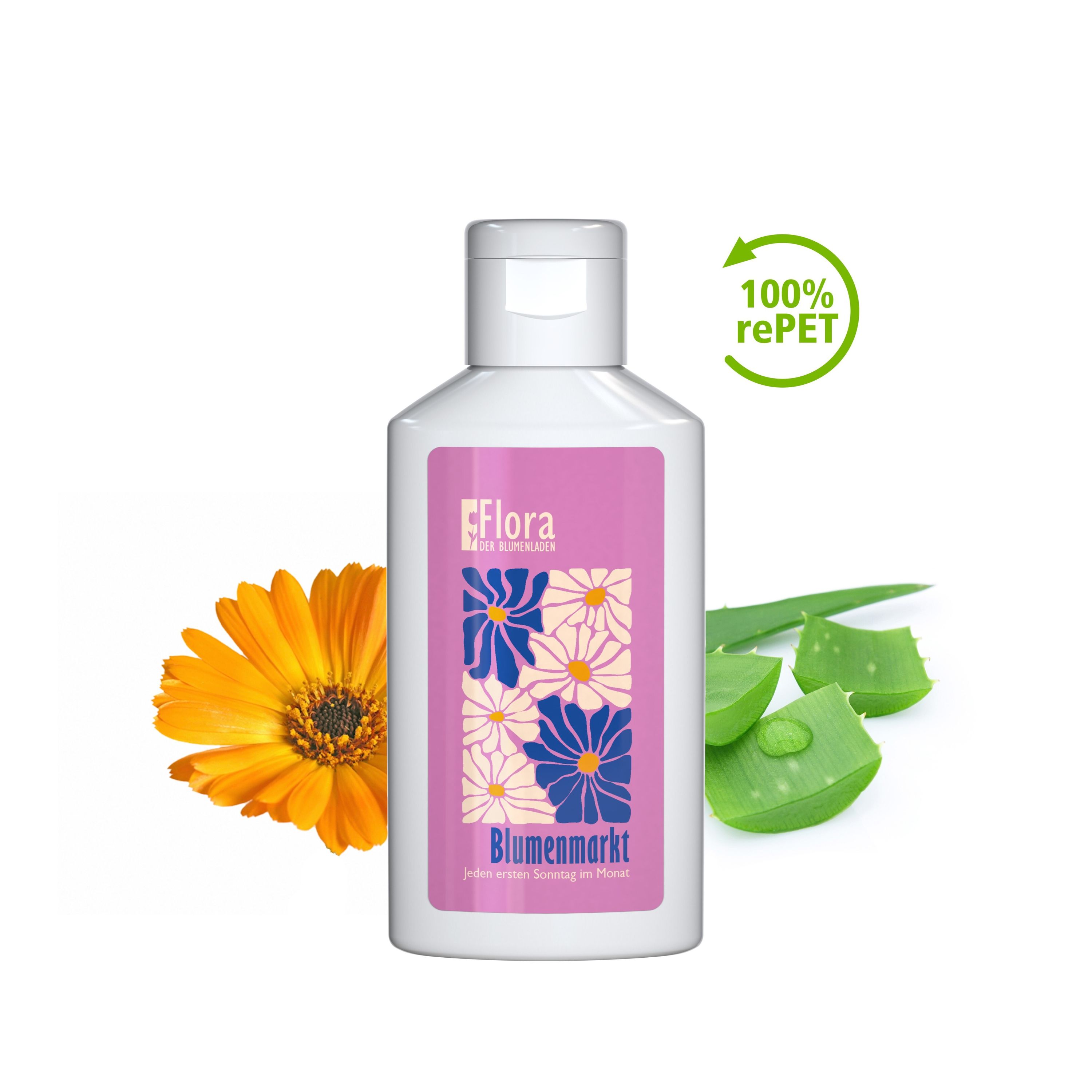50 ml Flasche Handbalsam Ringelblume-Aloe Vera Body Label-760
