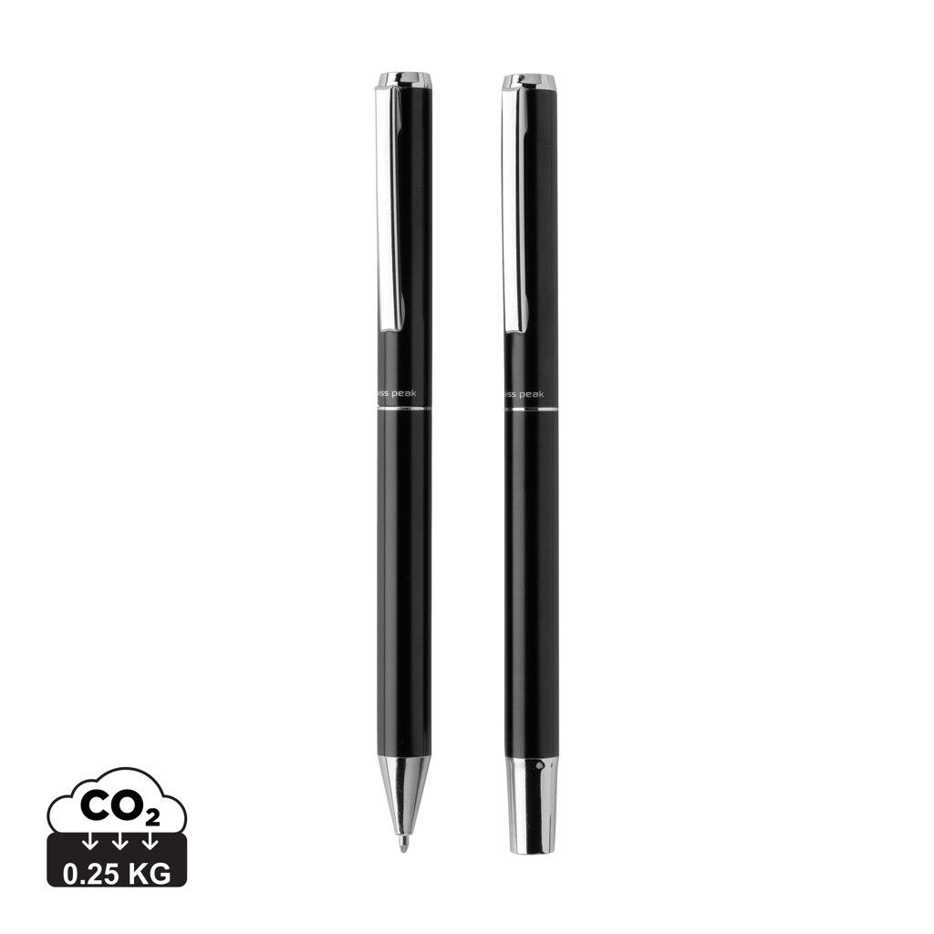 Swiss Peak Cedar Stifte-Set aus RCS recyceltem Aluminium - schwarz-117