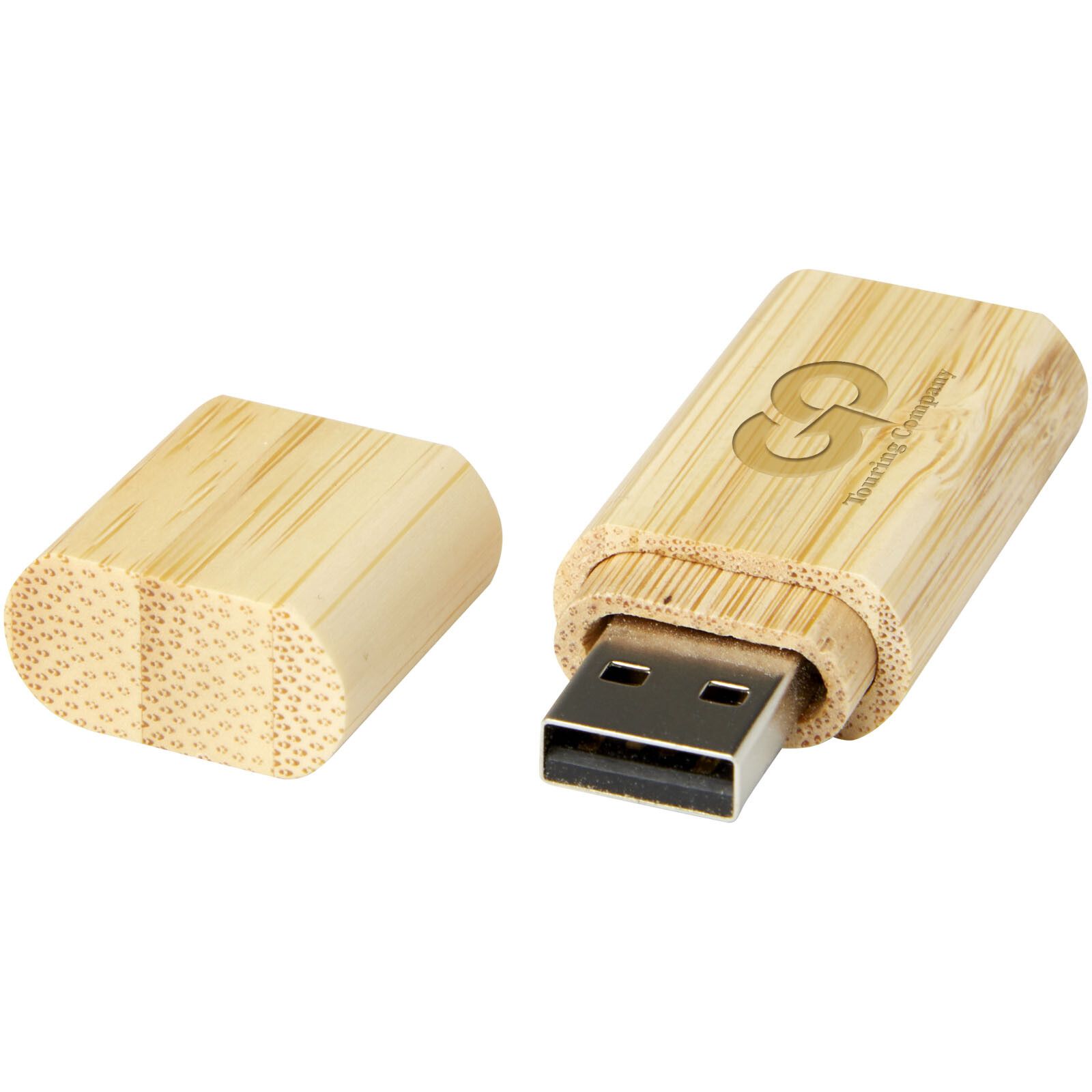 USB-Stick 3.0 aus Bambus mit Schlüsselring - natural - 16 GB-823