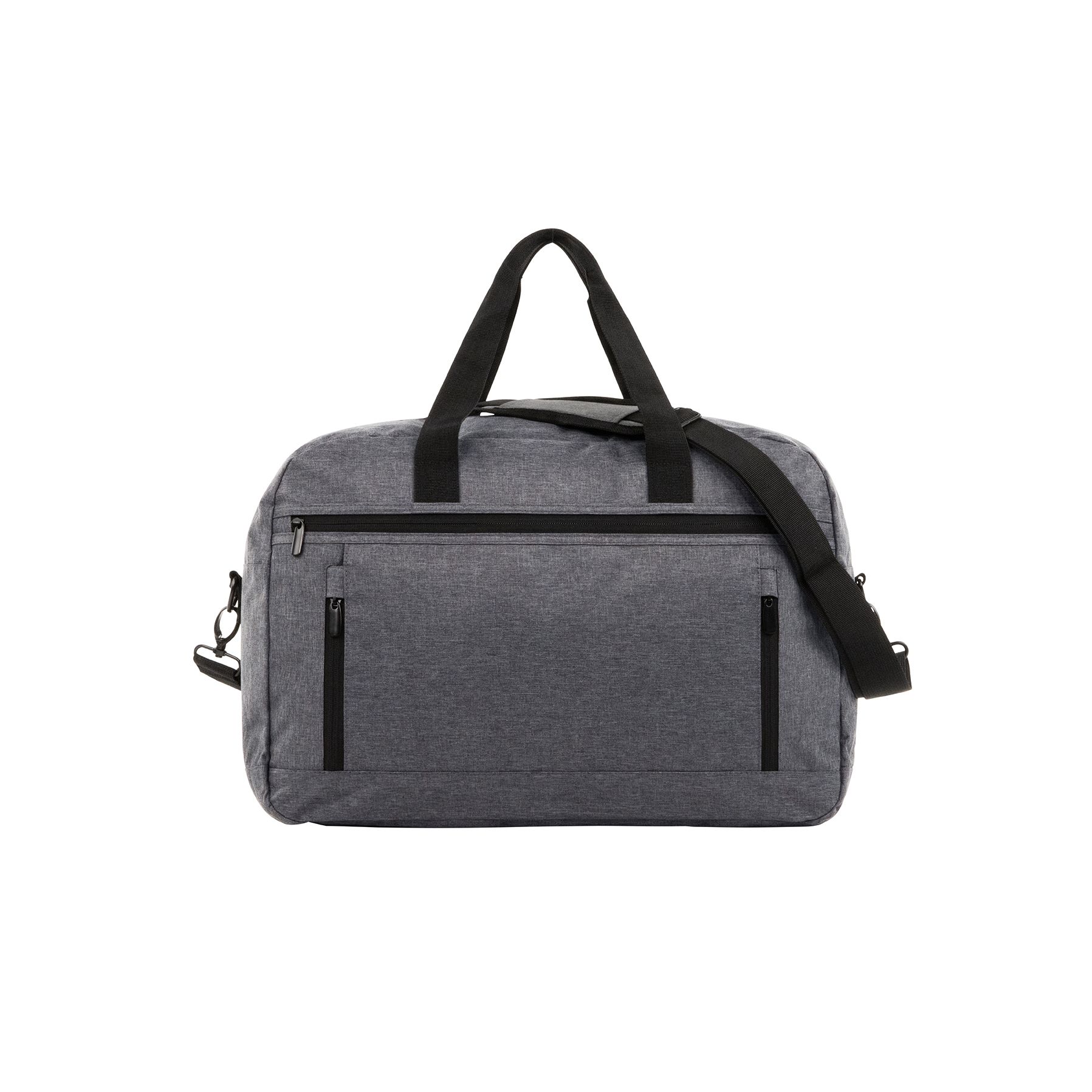 Reisetasche FASHION - blau-grau meliert-587