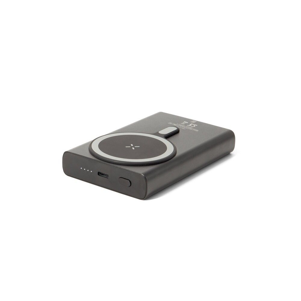 WRIGHT 10 Magnetische Powerbank mit Schnellladefunktion aus recyceltem Aluminium und recyceltem ABS, 10'000 mAh - schwarz-18