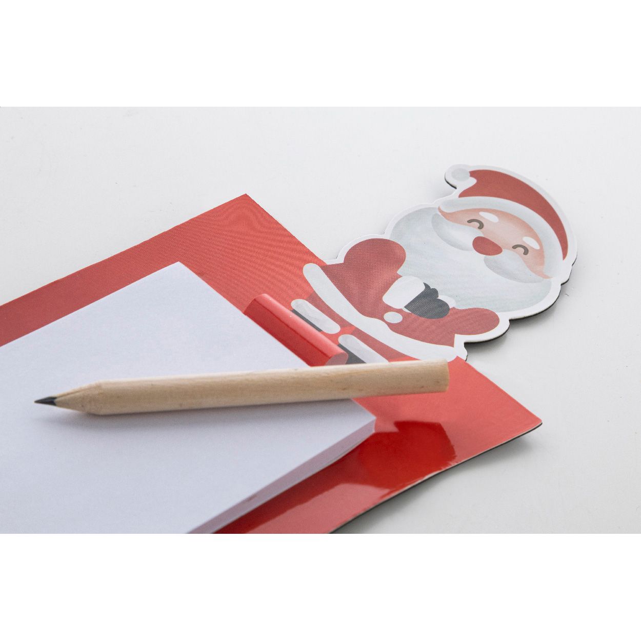 Julliste Magnetischer Notizblock Weihnachten, Weihnachtsmann - rot-896