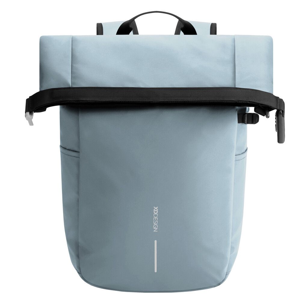 Urban wasserabweisender Anti-Diebstahl Rucksack - blau-5