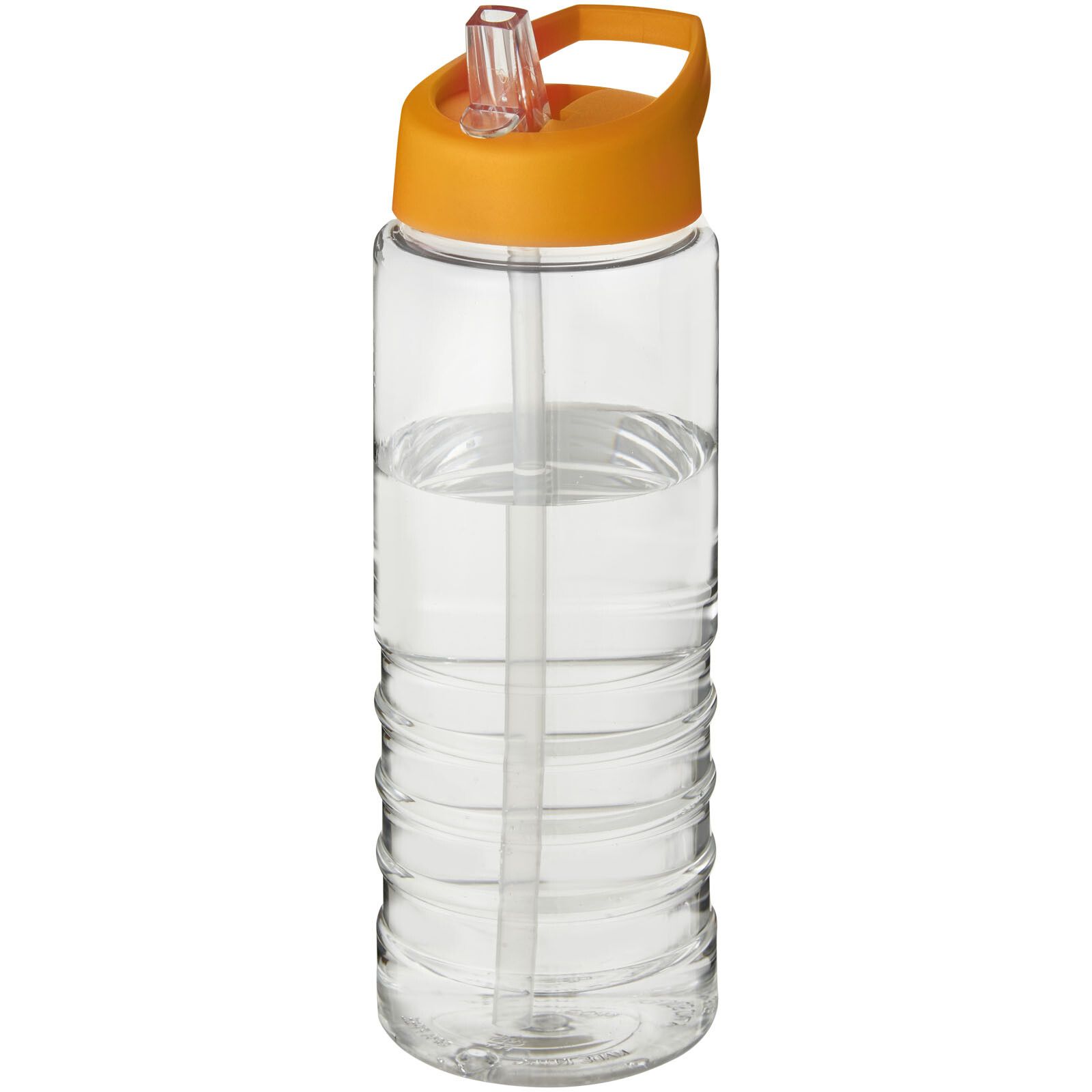 H2O Active Treble 750 ml Sportflasche mit Ausgussdeckel - transparent -  orange-930