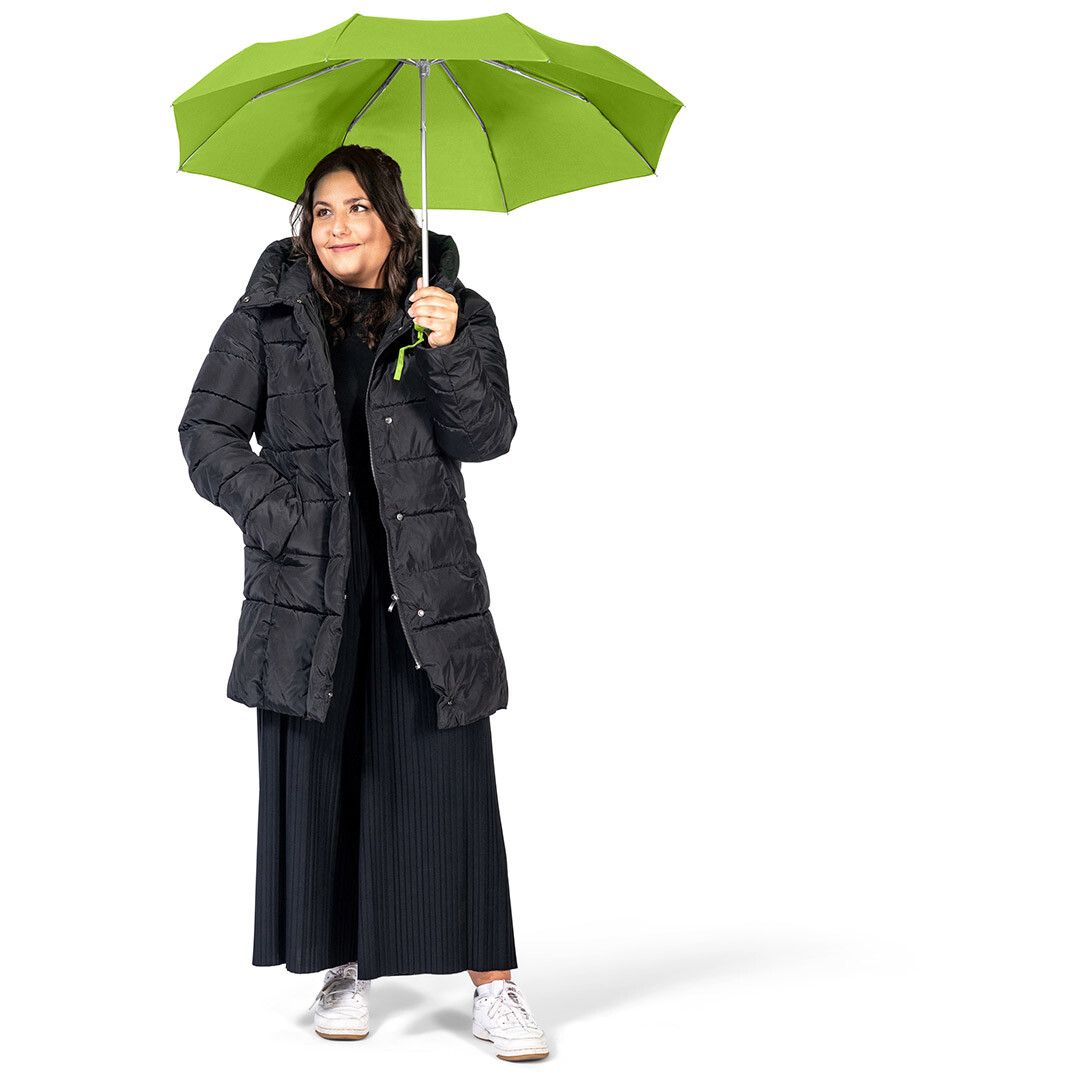Alu-Mini-Taschenschirm Ø90 cm - limette-759