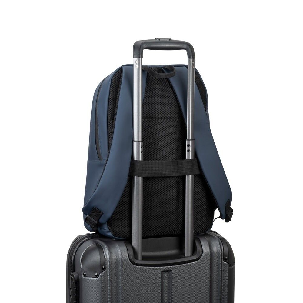 NOUMEA Laptop-Rucksack (16") aus PU - blau-768