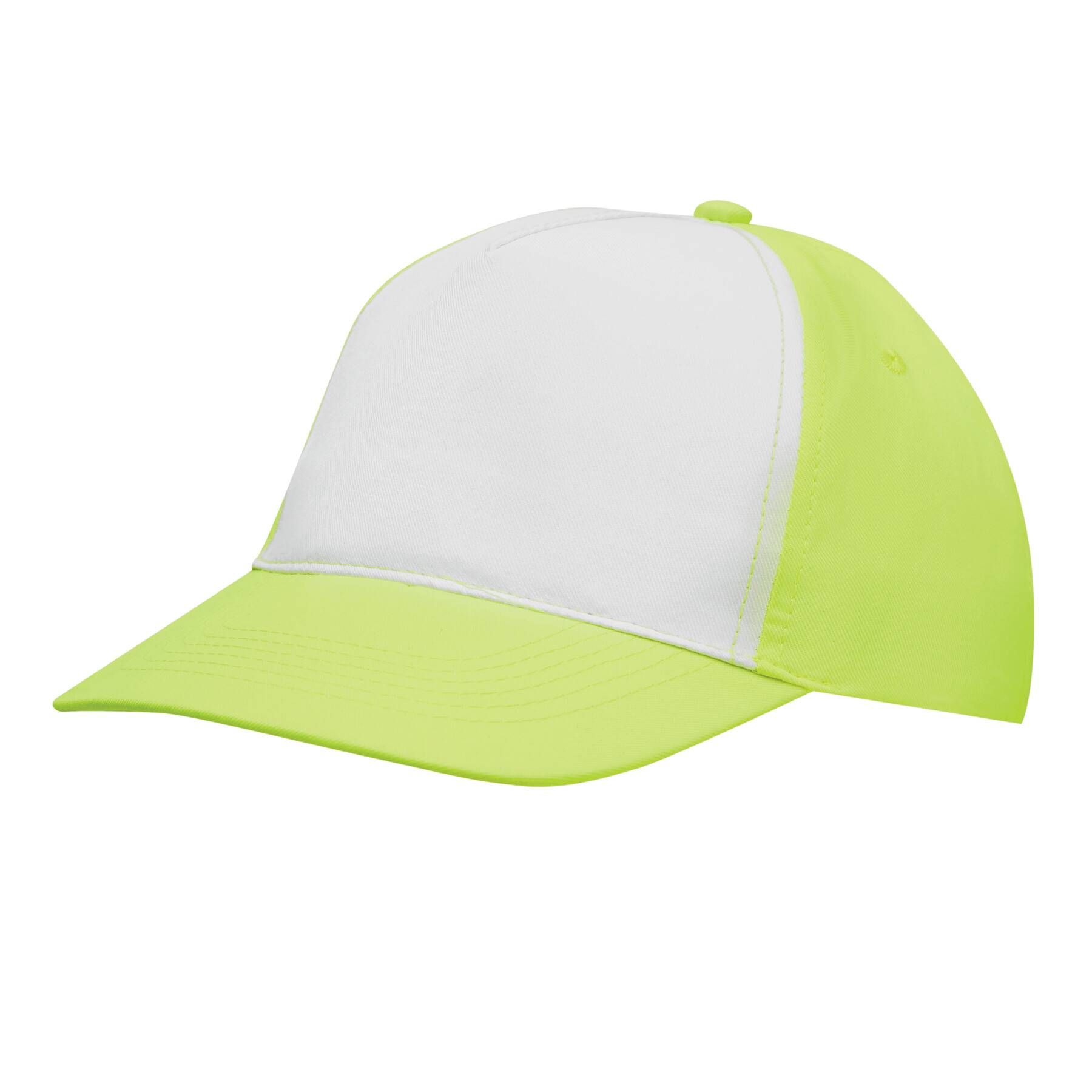 5-Panel-Cap SHINY - gelb - weiß-938