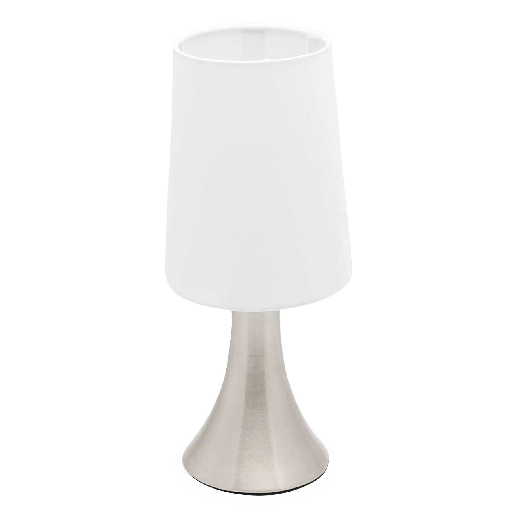 Tischlampe TOUCH ME - silber - weiß-43