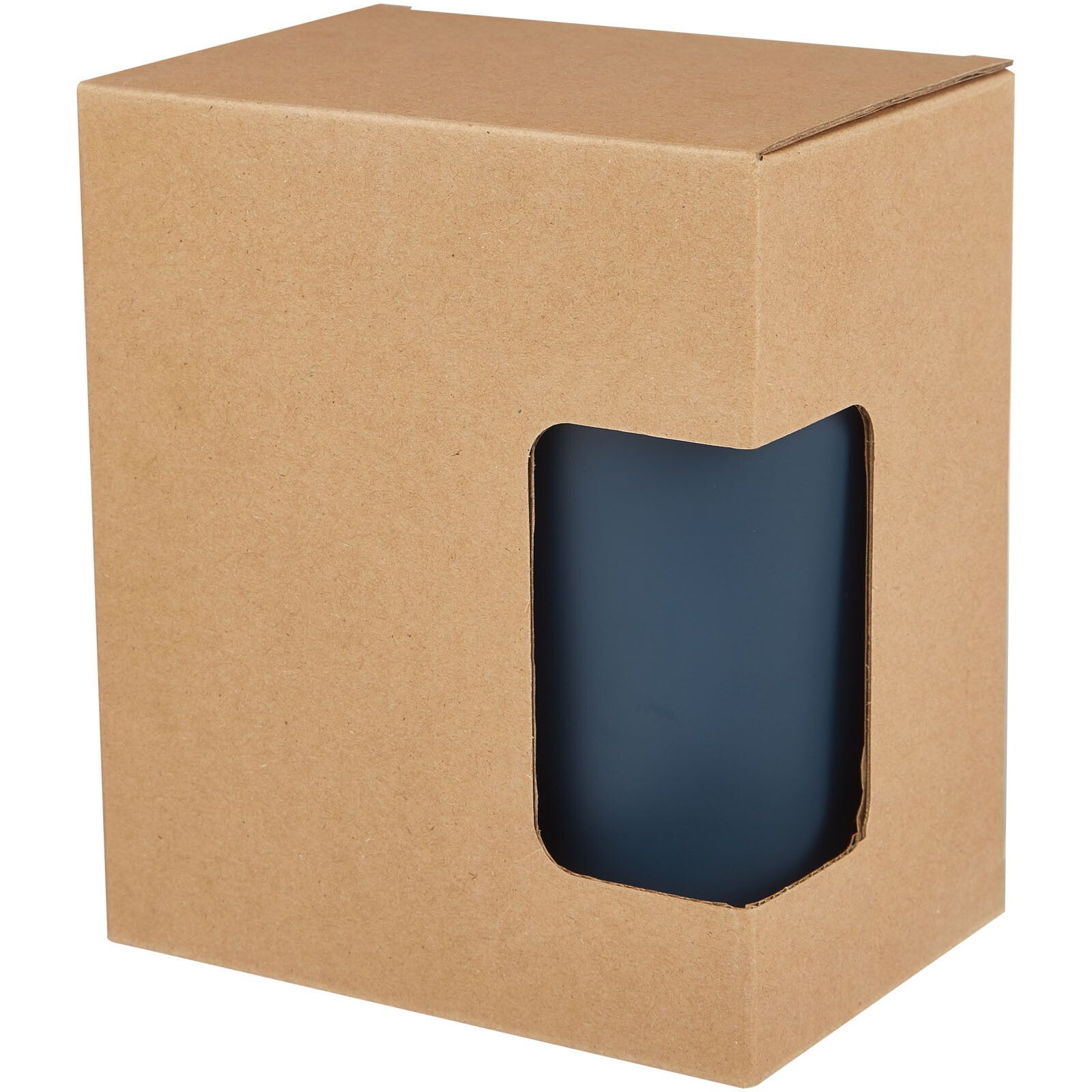 Nordia 400 ml doppelwandiger Becher aus Recyclingmaterial - dunkelblau-705