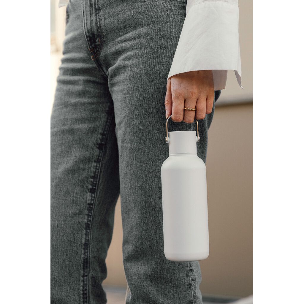 VINGA Cael RCS Stainless-Steel Trinkflasche 600ml - weiß-983