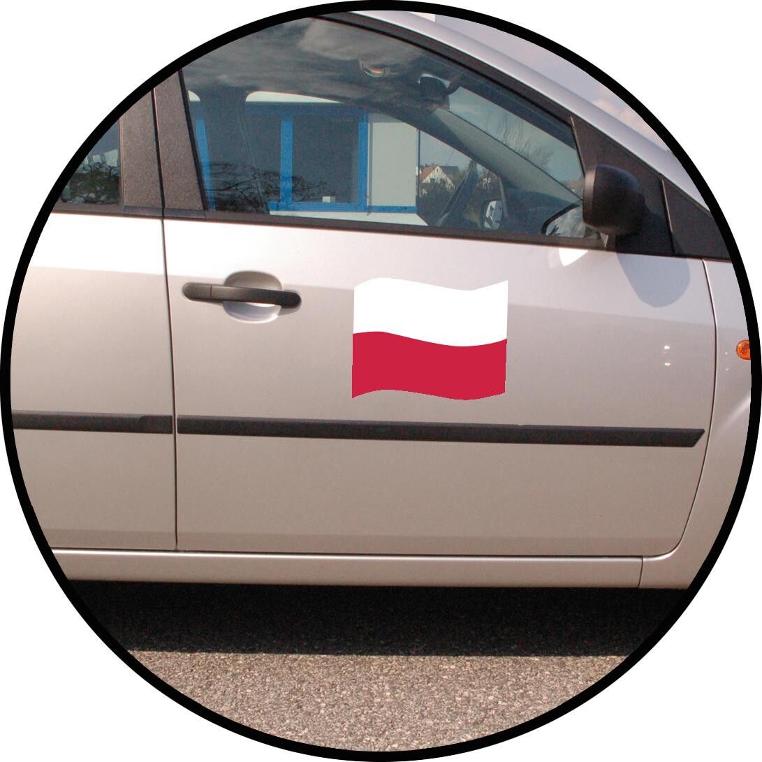 Automagnet Flagge, groß - Deutschland-Farben-452
