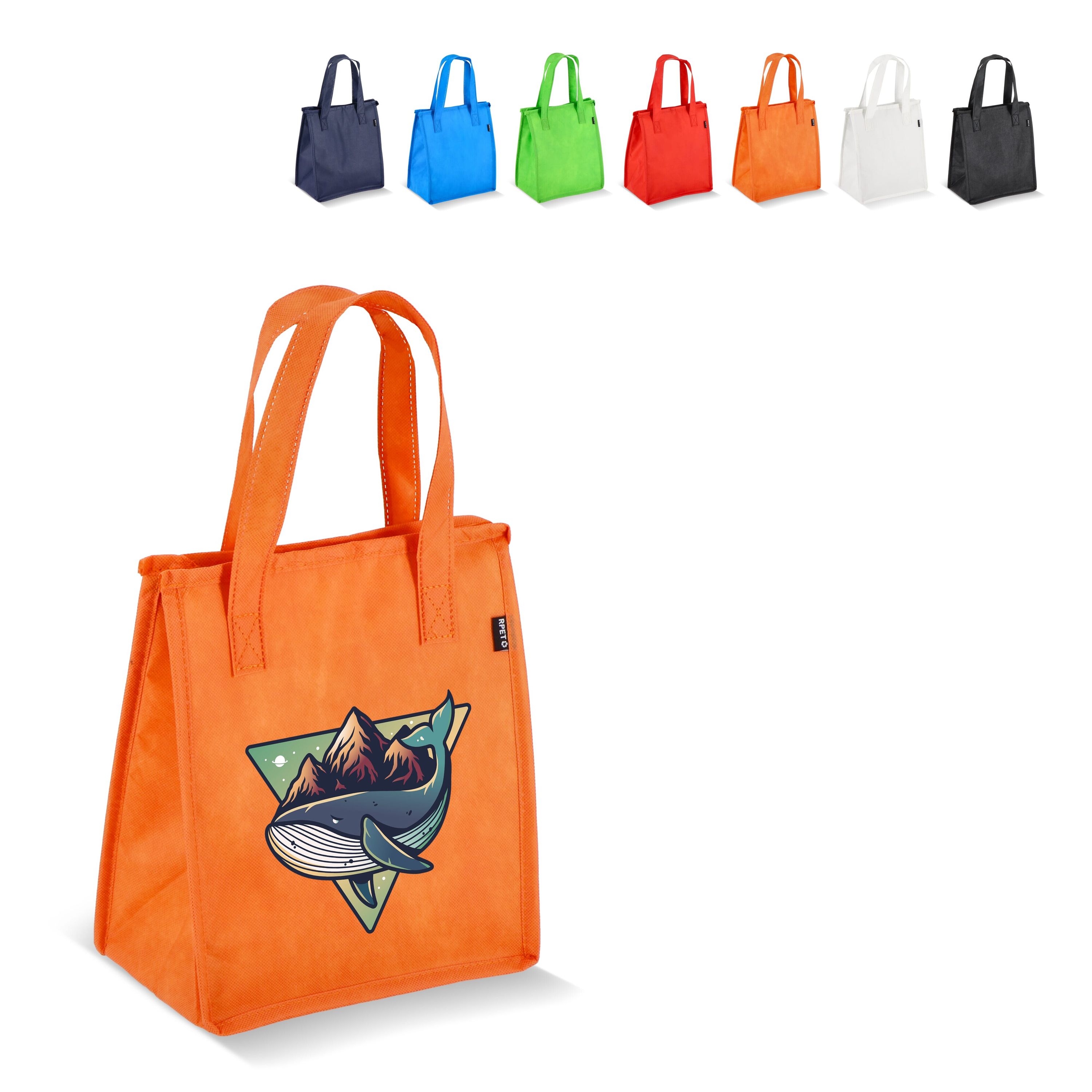 R-PET Kühltasche Non Woven 23x 15 x 27,5cm 75g/m² - orange-41