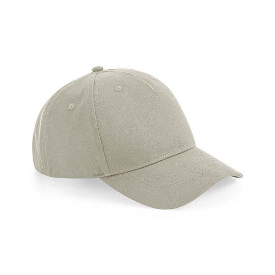 Organic Cotton 5 Panel Cap - stone-344