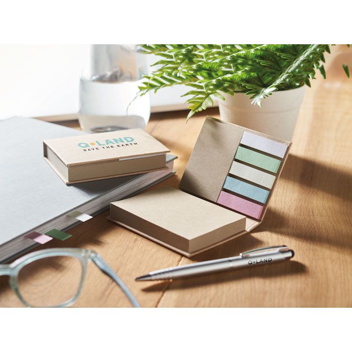 Recyceltes Notizzettel-Set MEUI - beige-903