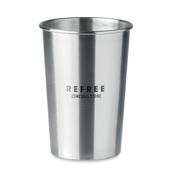Becher 350ml BONGO - mattsilber-85