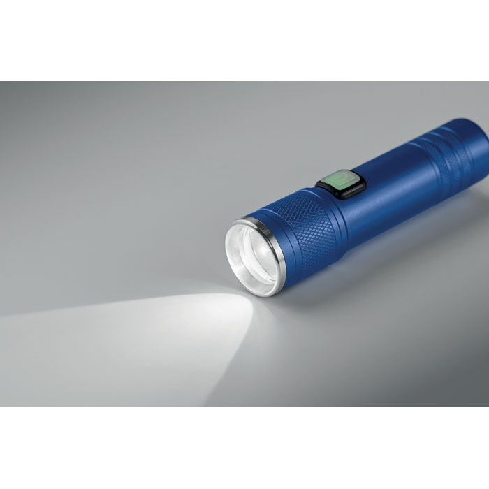 Wiederaufladbare Taschenlampe FLASHRA - blau-225