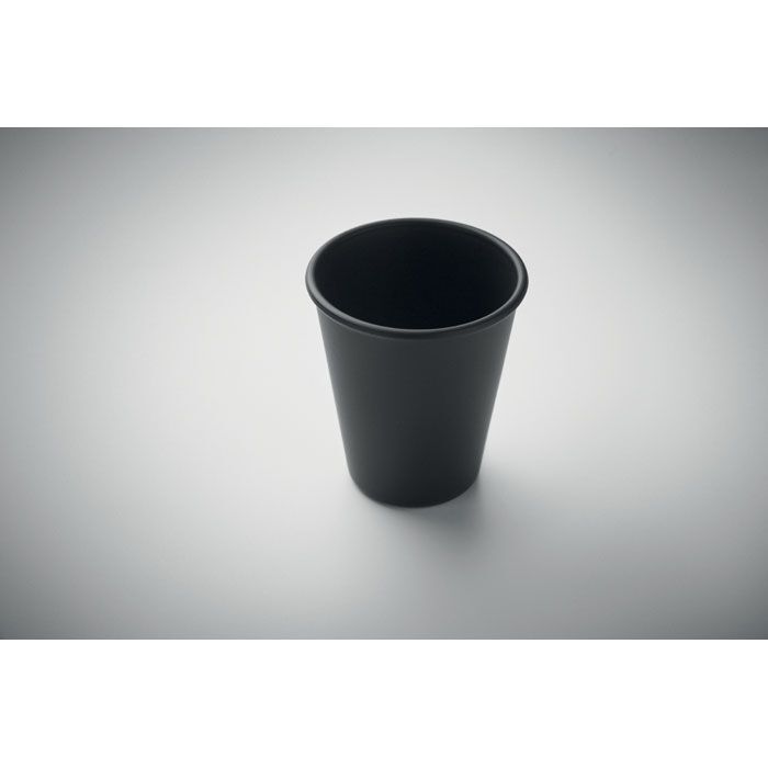Wiederverwendbarer Becher 200 ml PLA CUPFUL - schwarz-300