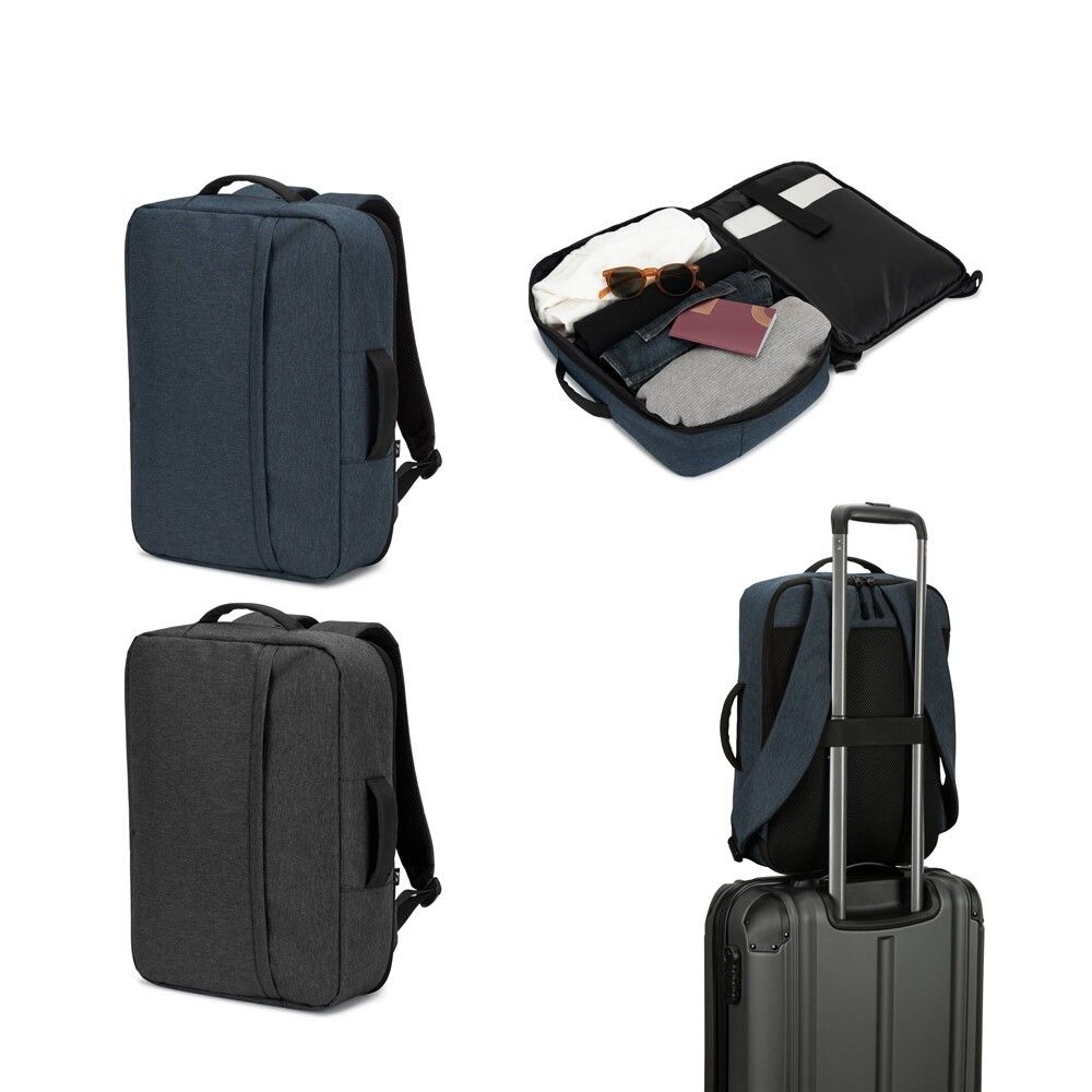 NIAMEY Tasche aus hochdichtem, recyceltem 300D-Polyester, Laptop 15,6 - dunkelgrau-368