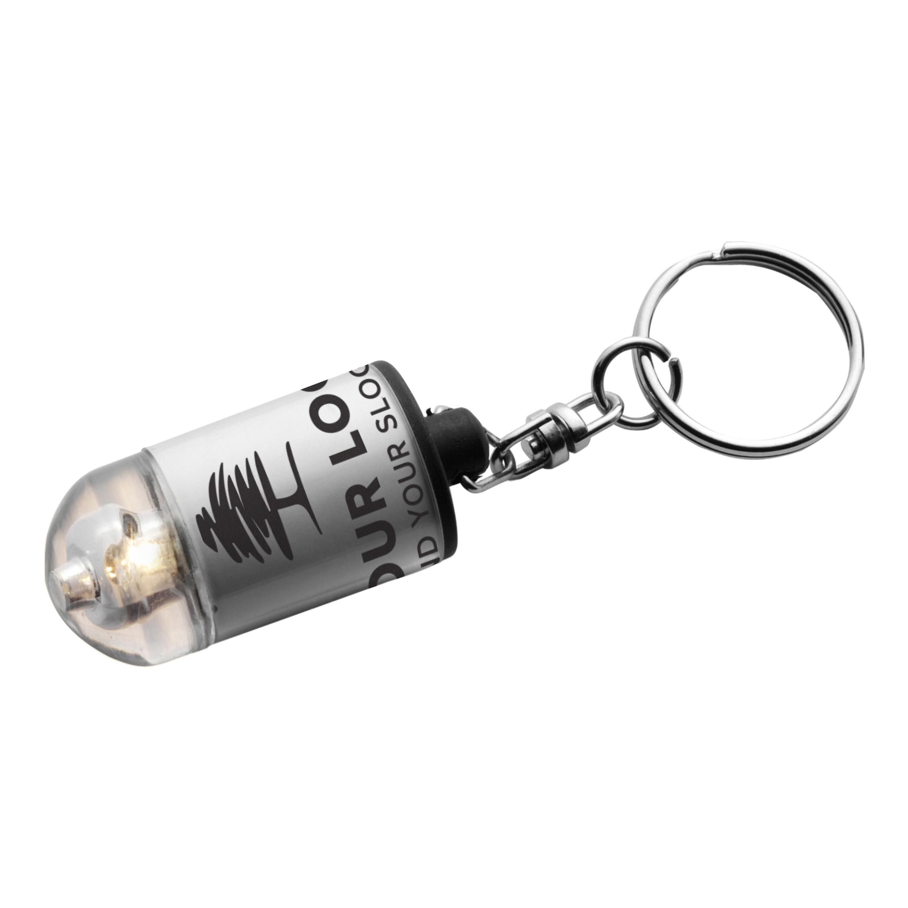 Schlüsselanhänger mit Taschenlampe Carly - neutral-1