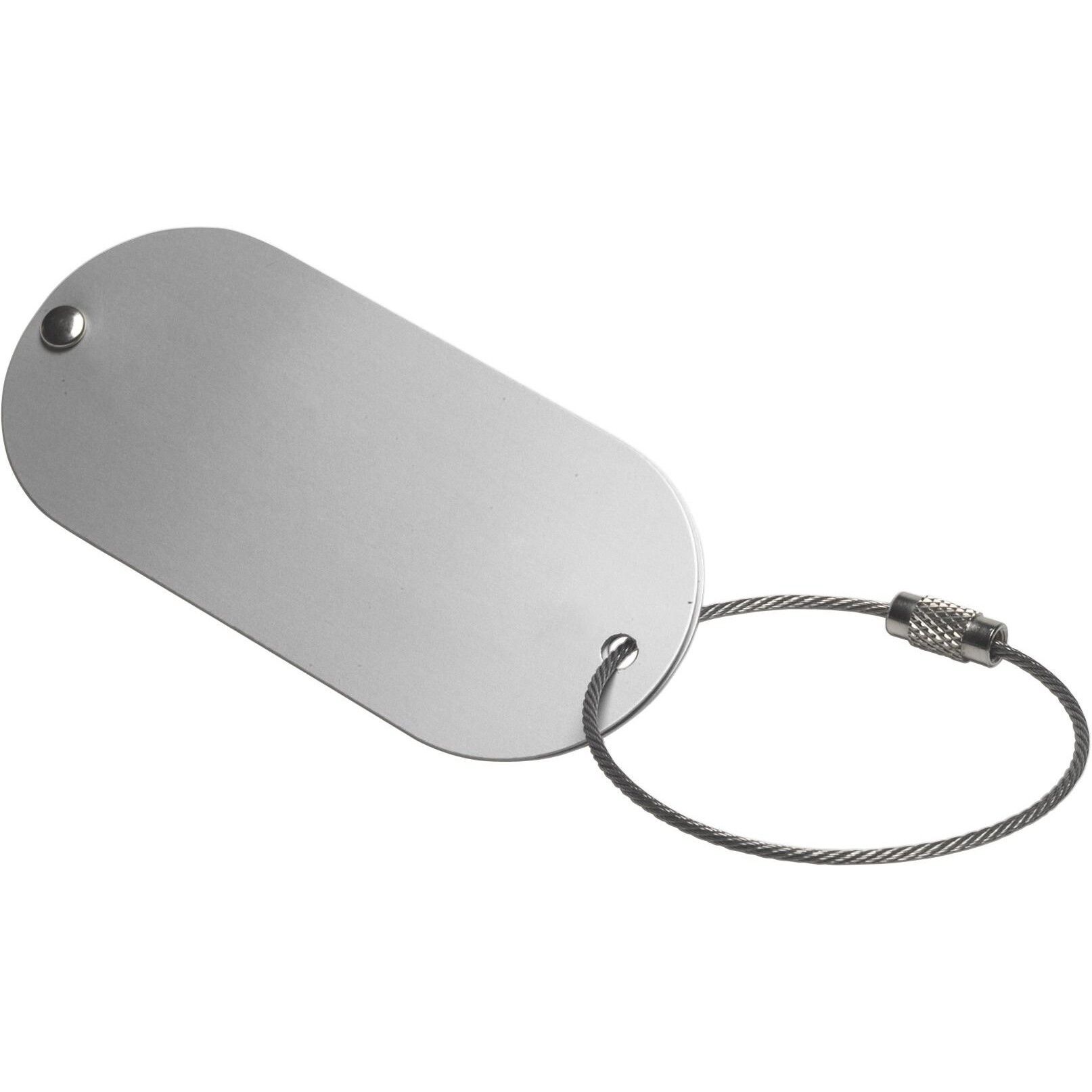 Kofferanhänger aus Metall Isa - silber-637