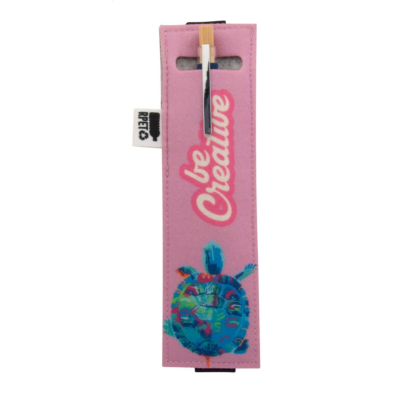 CreaFelt Pen Cover Individuelles Stifteetui - weiß - grau-476