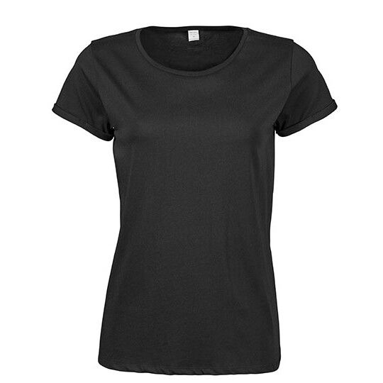 Women´s Roll-Up Tee - black-149