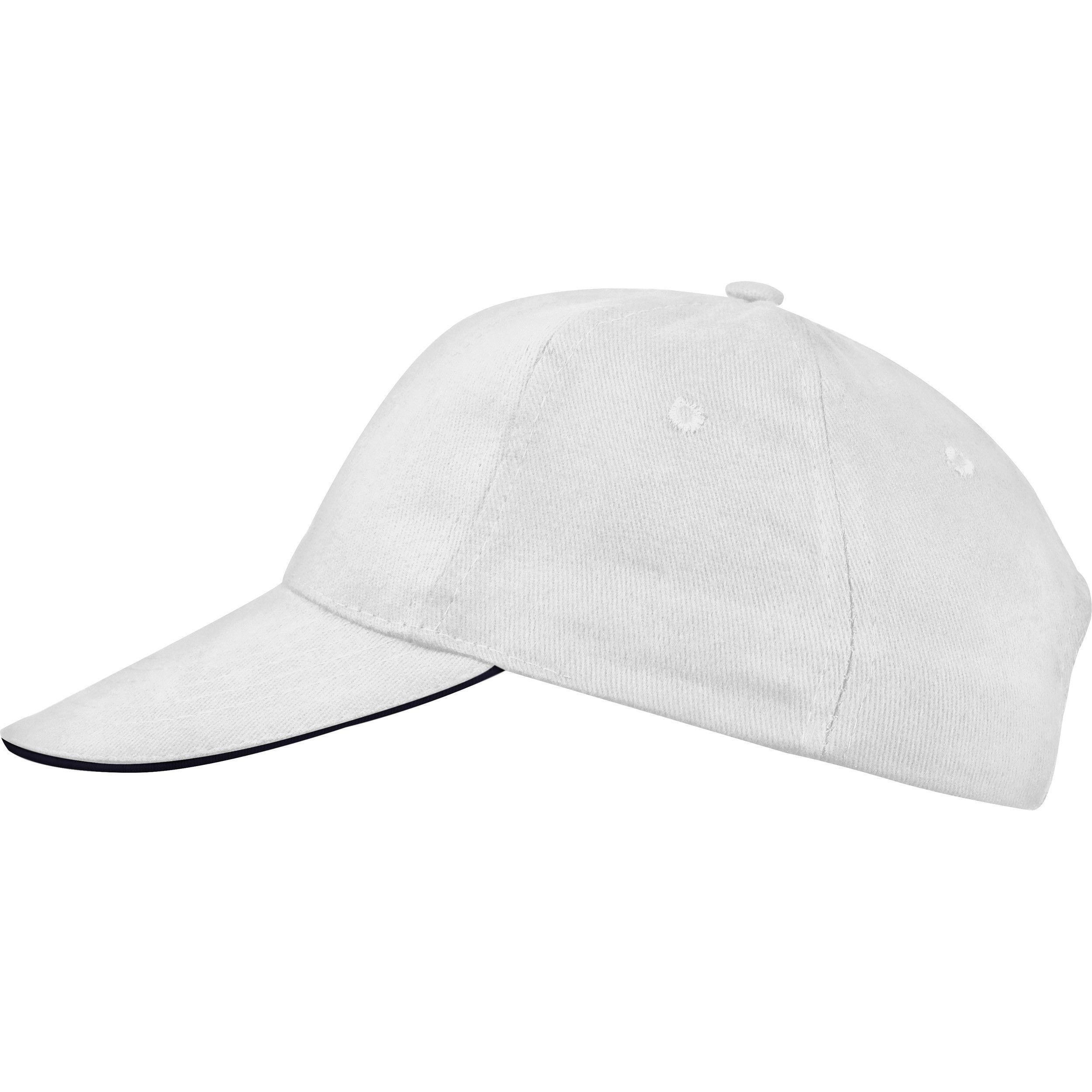 6 Panel Baseballcap San Francisco - weiß-776