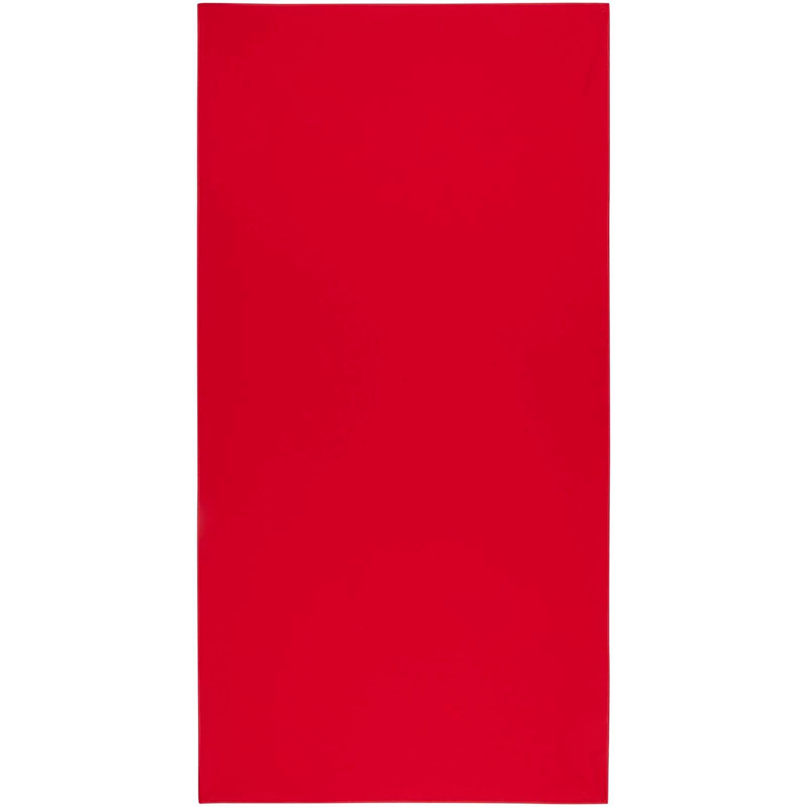 Lucas RPET Sporthandtuch 50 × 100 cm - rot-797