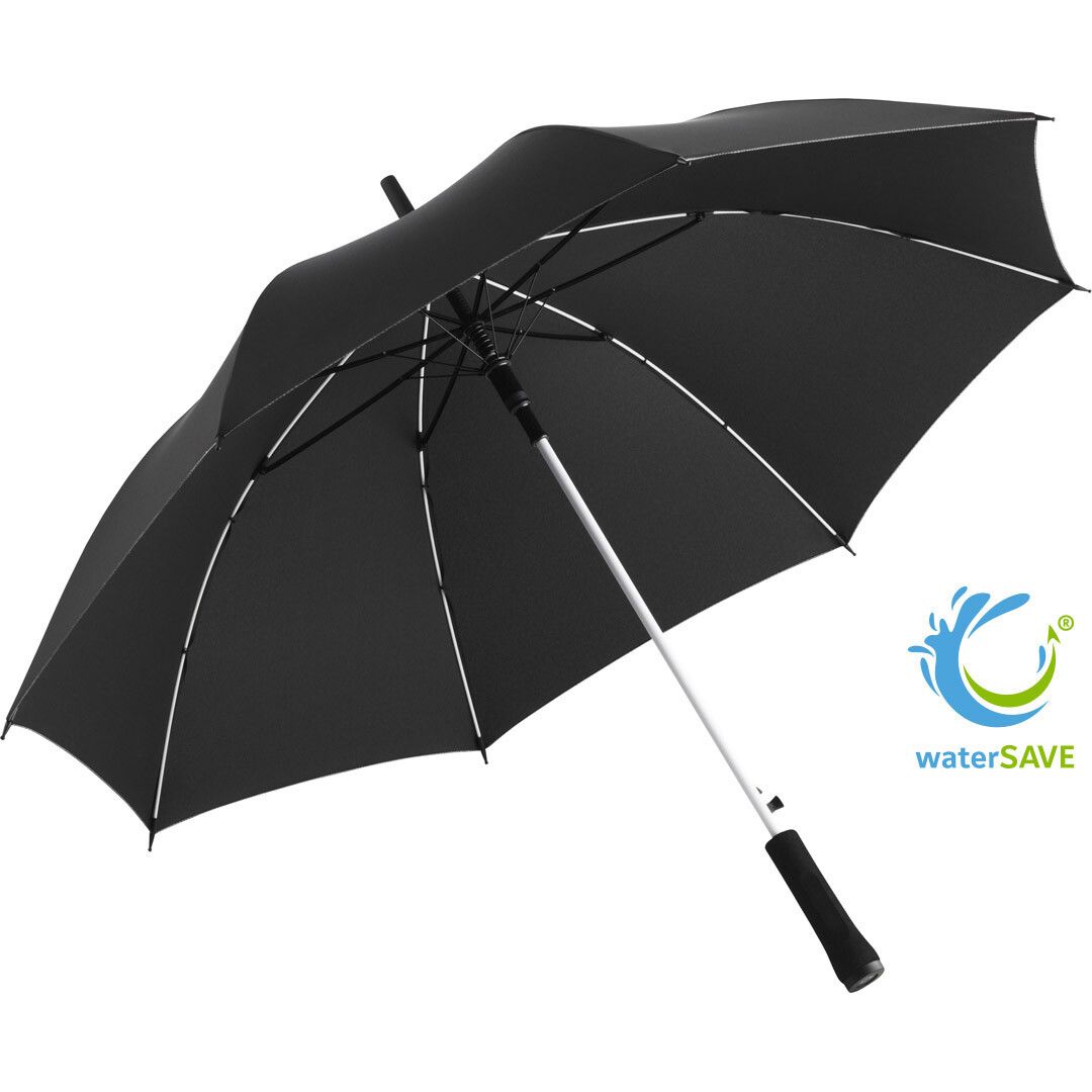 AC-Stockschirm Colorline Ø105 cm - schwarz - weiß-237