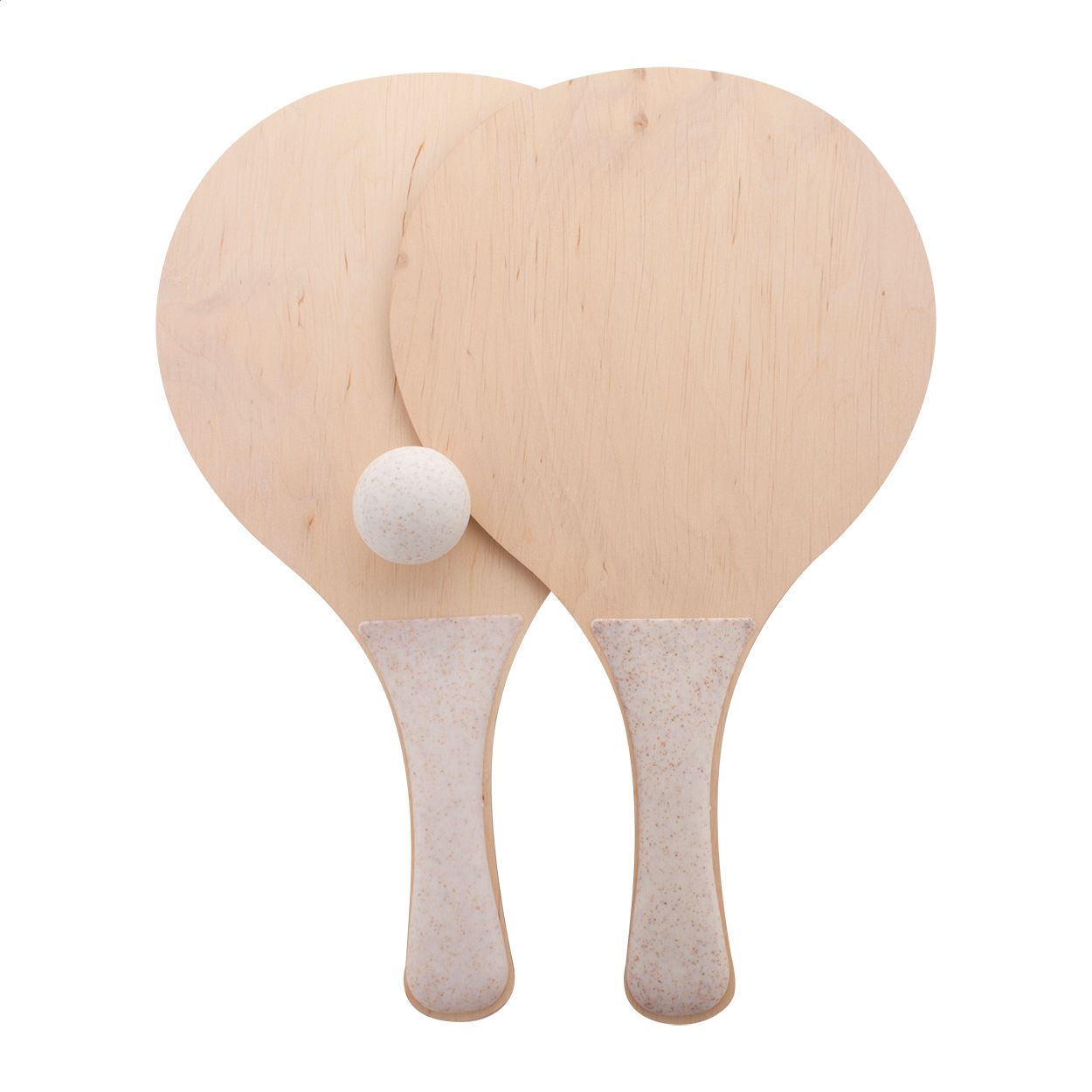 Individuelles Strandtennisset CreaShot - natur-325