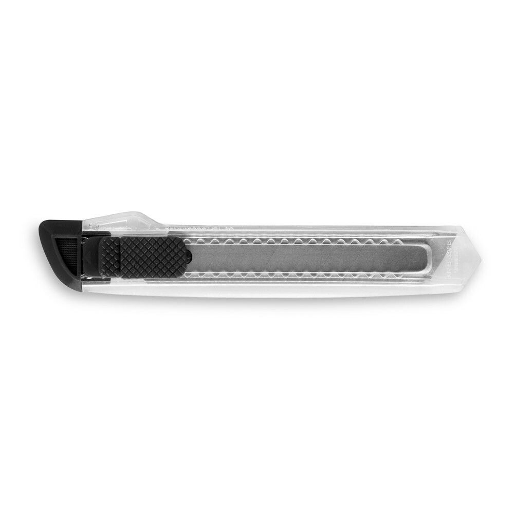 PAYTON Teppichmesser, transparent mit sicherer Feststellklinge - schwarz-979