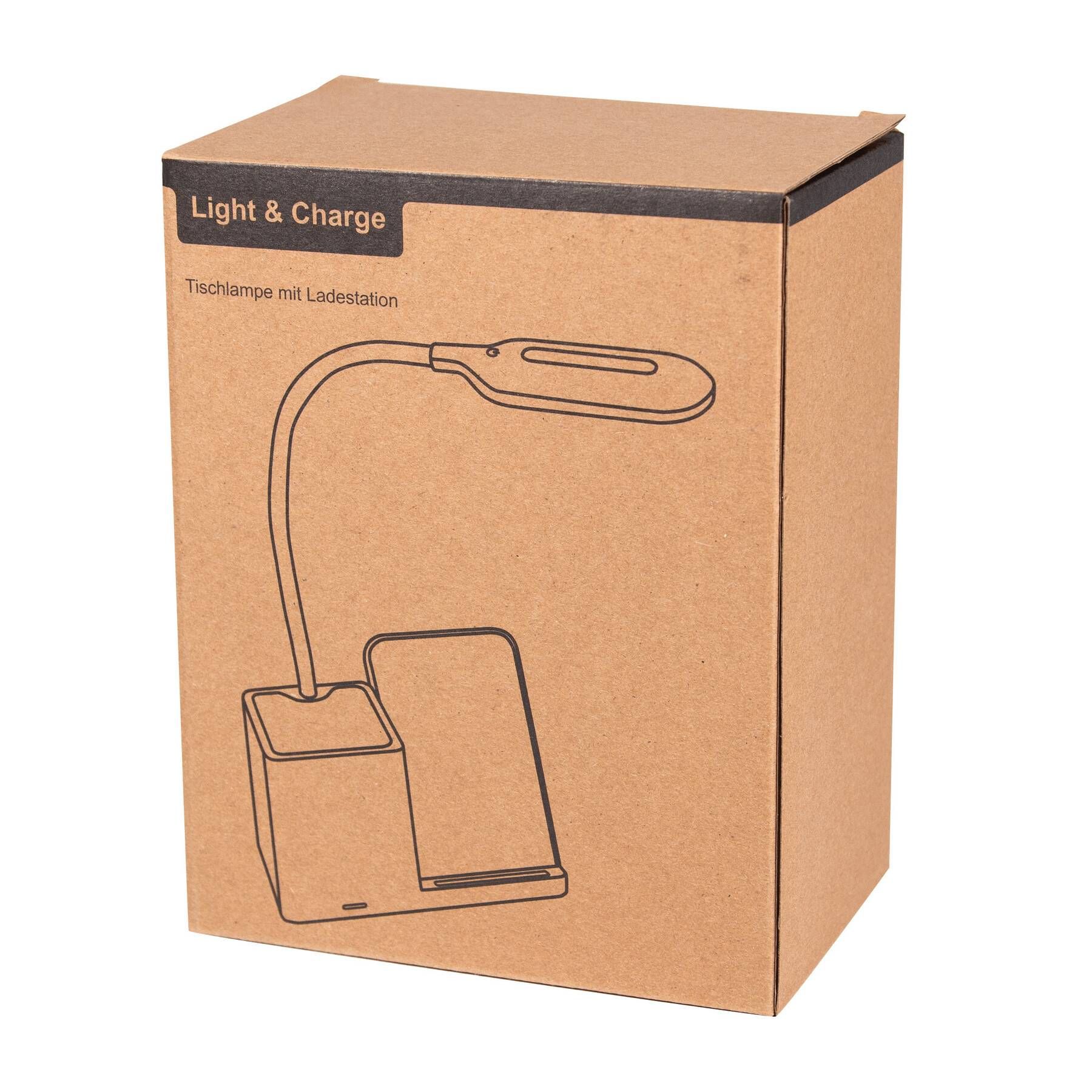 Schreibtisch-Lampe mit Ladestation LIGHT & CHARGE - weiß-68