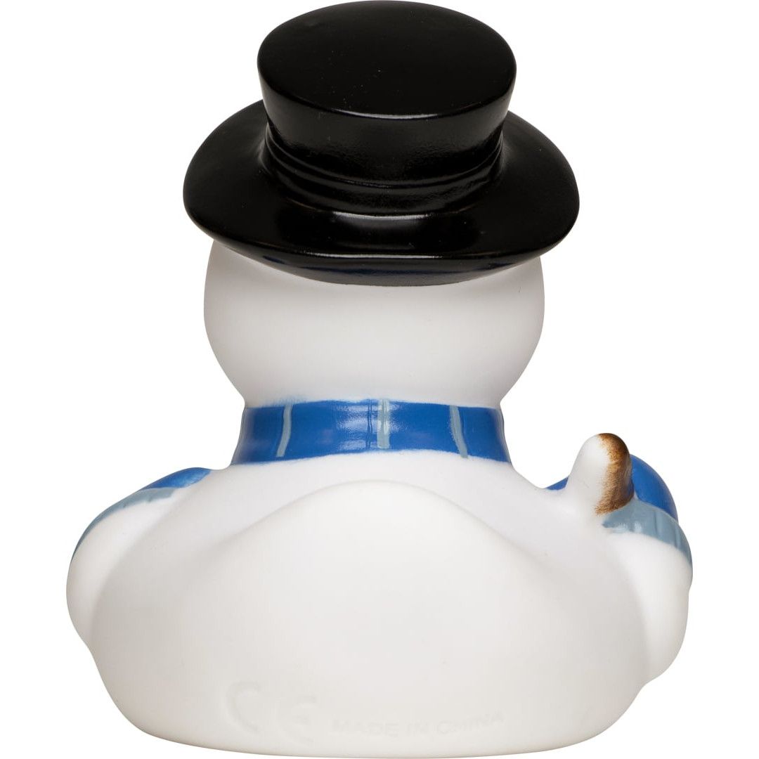 Quietsche-Ente Schneemann - weiß-176
