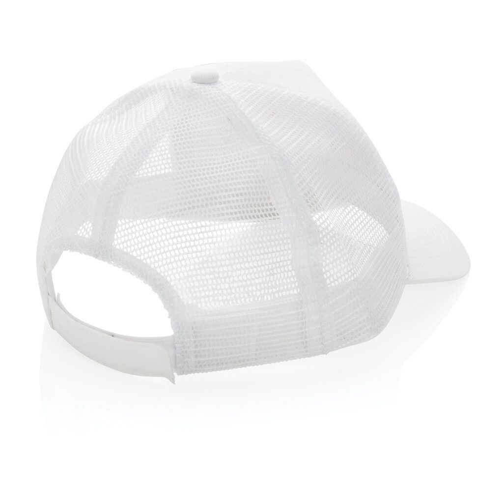 Impact AWARE™ 190gr Brushed rCotton 5 Panel Trucker-Cap - weiß-273