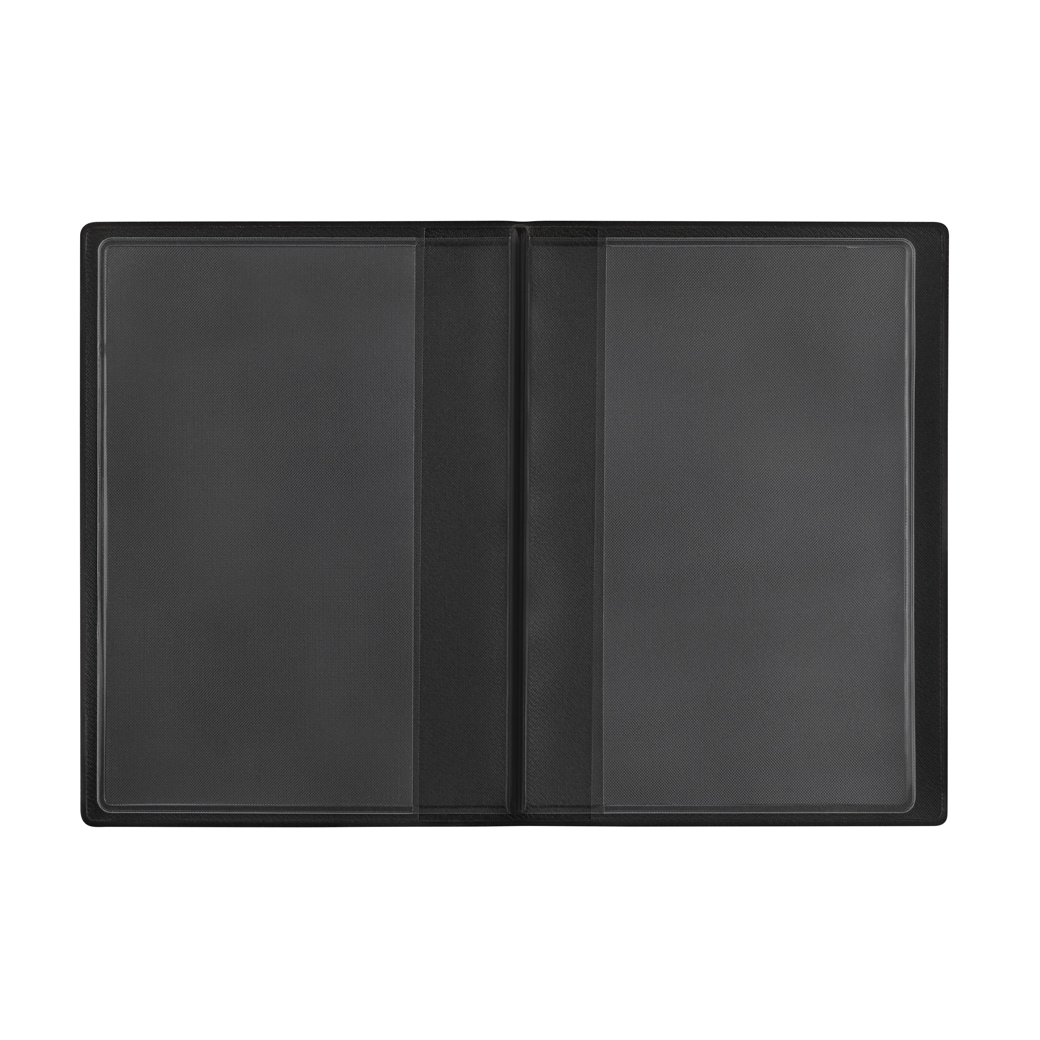 CreativDesign® Ausweistasche "4-fach" Velours - schwarz-743