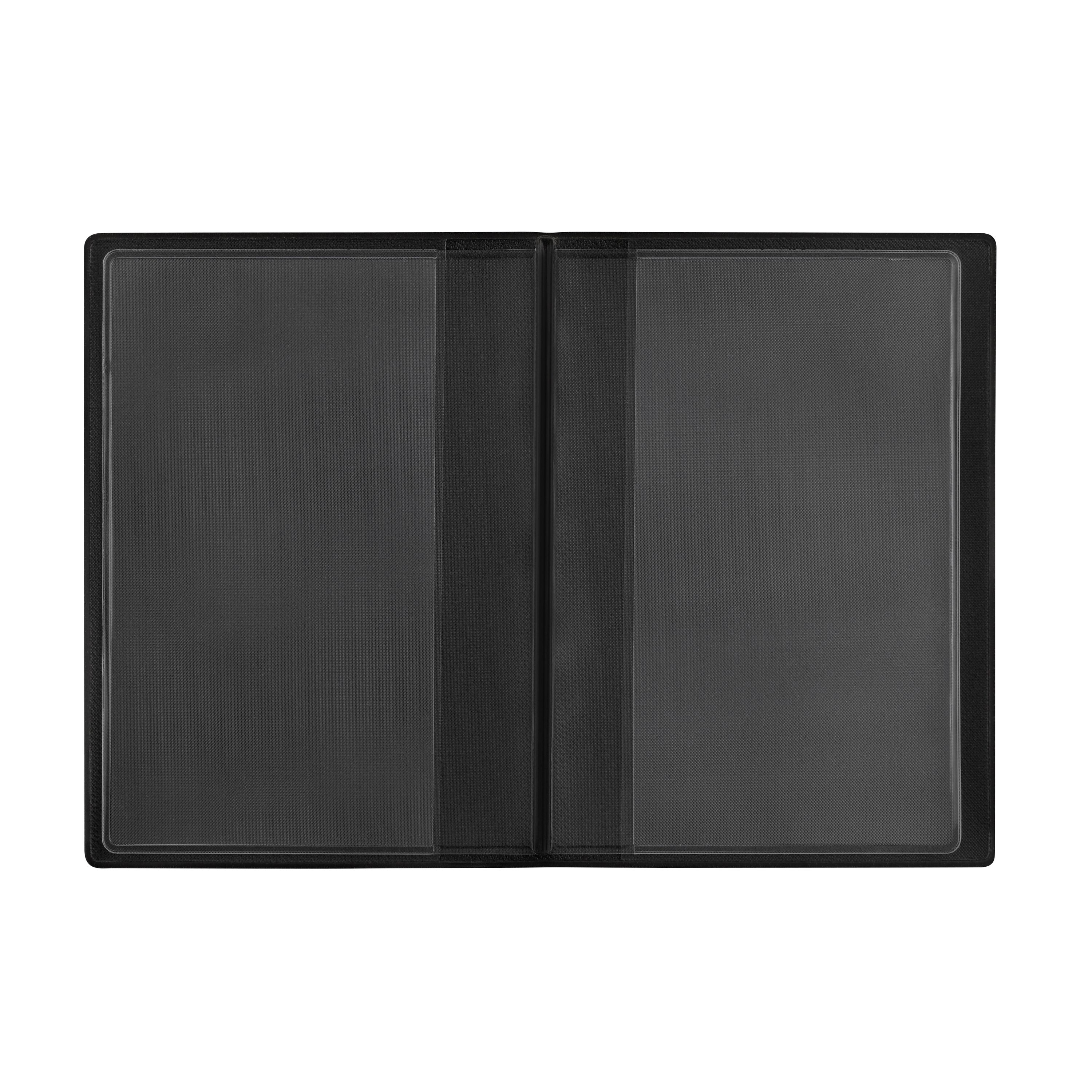 CreativDesign® Ausweistasche "4-fach" Velours - schwarz-743