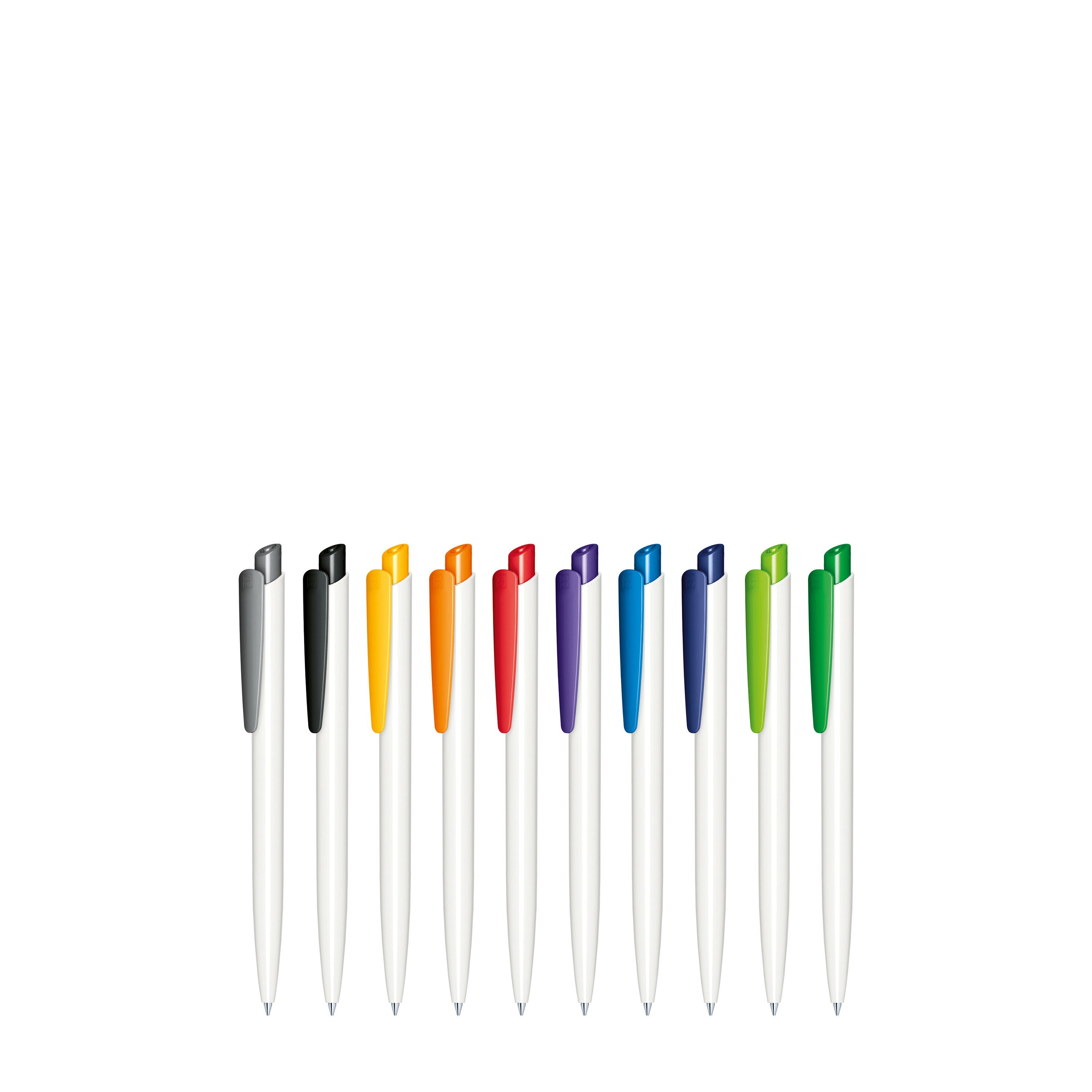 Dart Polished Basic Druckkugelschreiber - weiß - dunkelblau-224