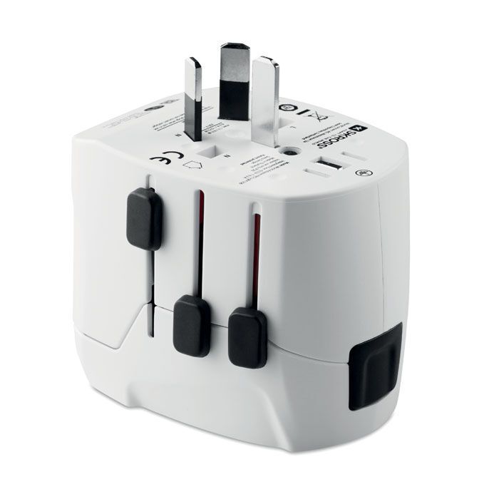 PRO Light 2x USB. 3-pole PRO LIGHT USB - weiß-600